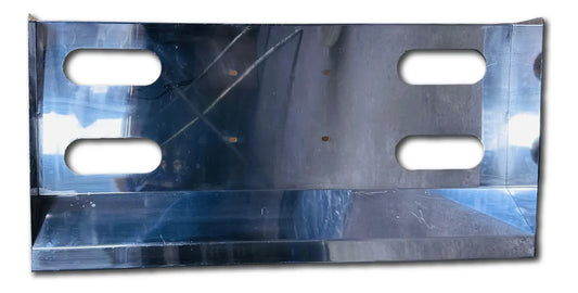 Porta Placa Con Plafonera Para Tracto Camión Acero Inox