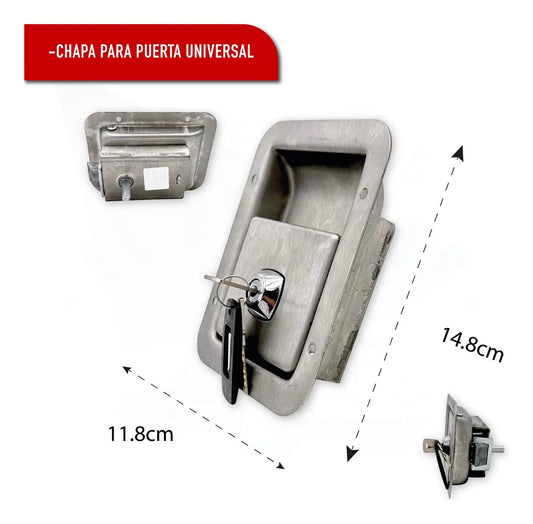Chapa Hundida Para Camión / Camarote Universal Acero Inox