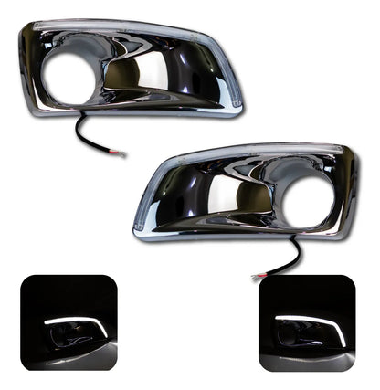 Bisel Para Faro Neblinero Kw T660 Con Luz Led Izq O Der