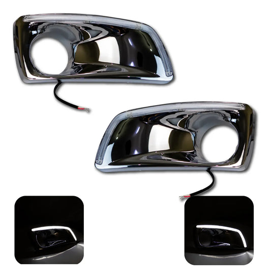 Bisel Para Faro Neblinero Kw T660 Con Luz Led Izq O Der