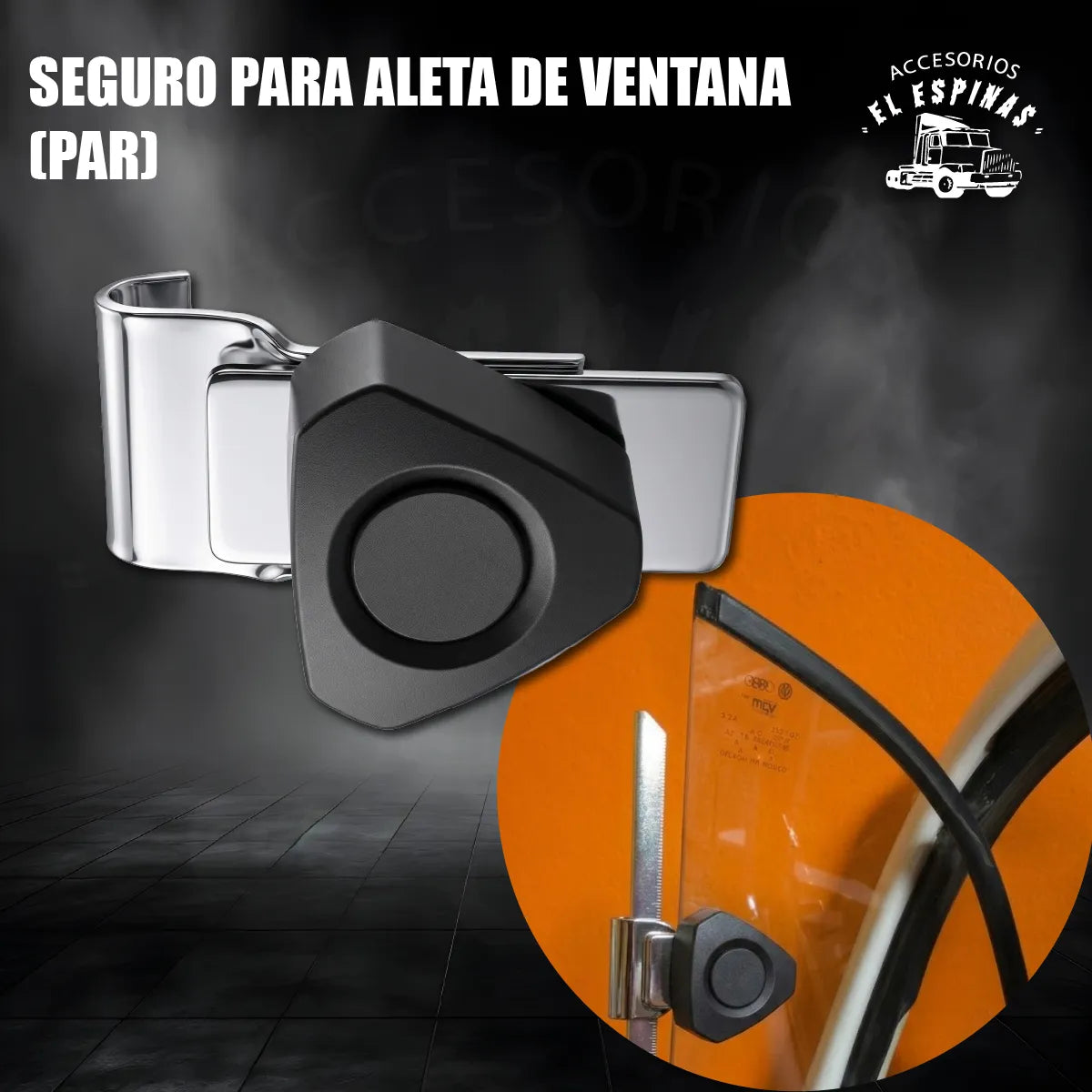 Par De Seguros Para Aleta De Ventana Excelente Calidad