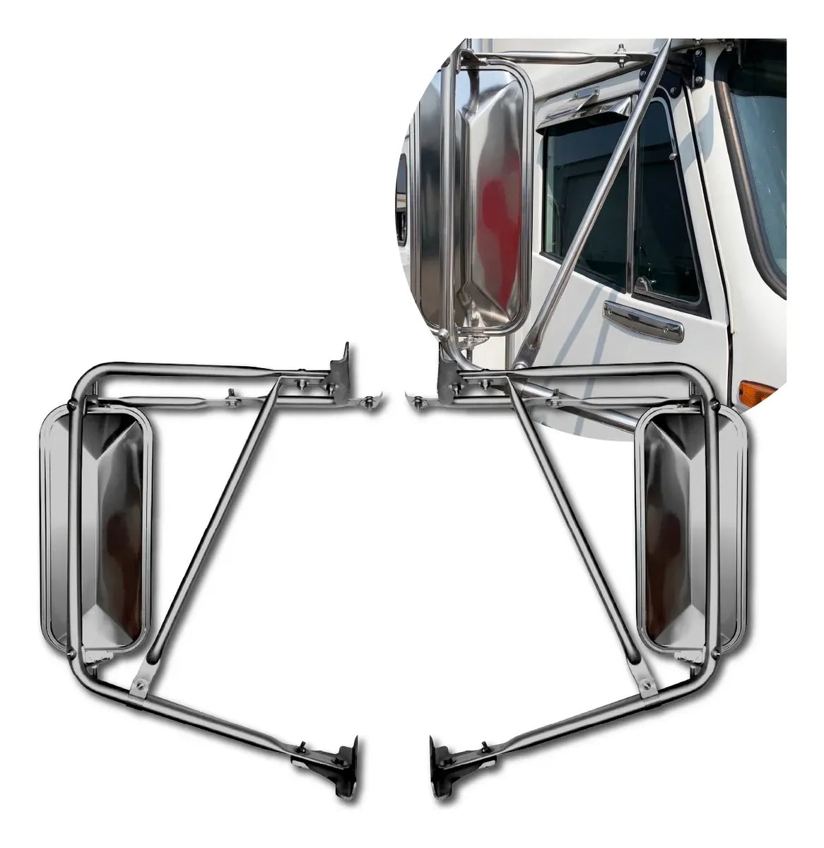 Par Espejos Para Dina 9400 De Aluminio Calidad Premium