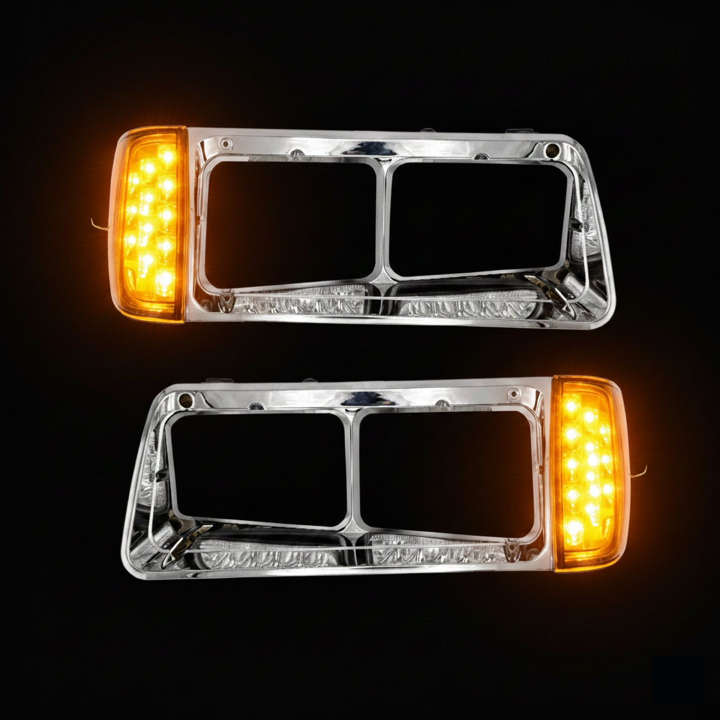 Bisel Freightliner 120 Cuarto Con Luces Led Izquierdo/derecho