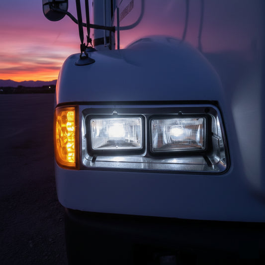 Bisel Freightliner 120 Cuarto Con Luces Led Izquierdo/derecho