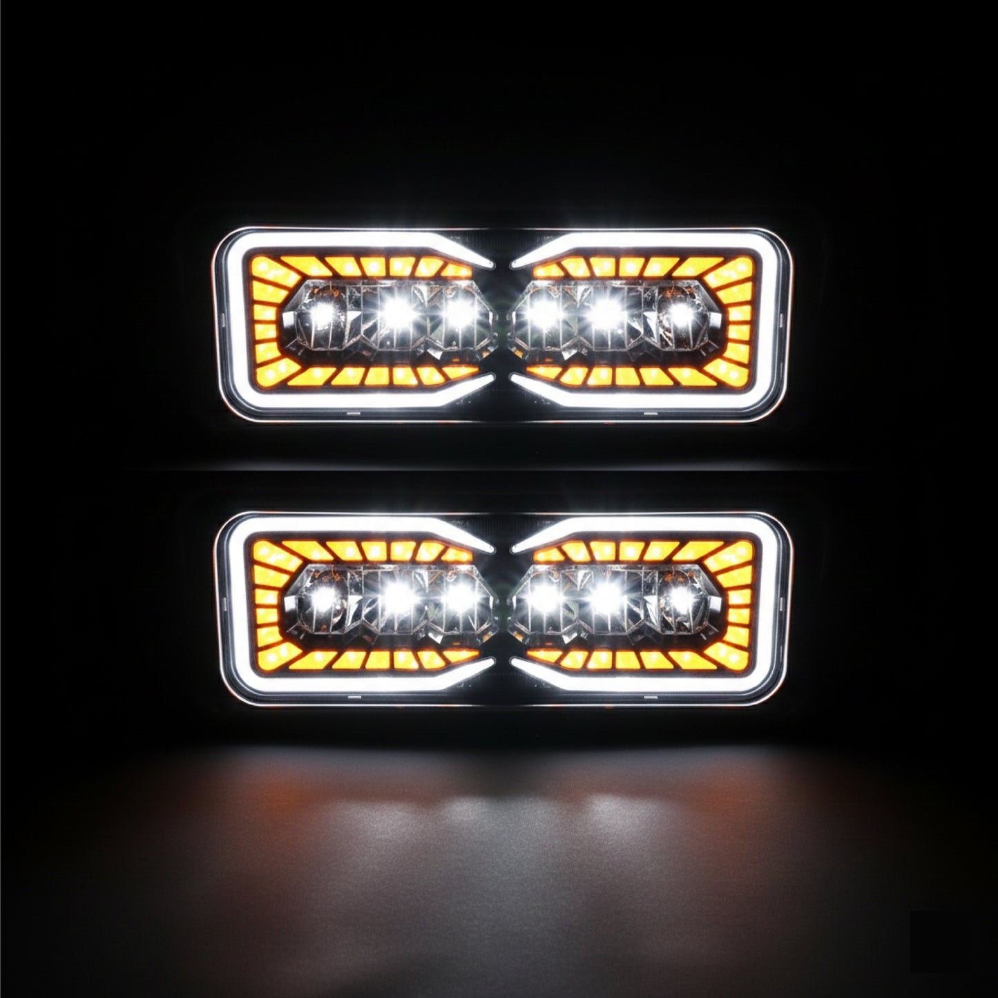 Juego De Faro Led Kenworth T800 T600 W900 Peterbilt Ambos Lados