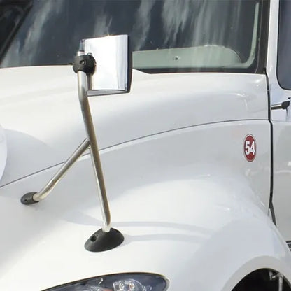 Espejo Para Cofre Pro Star Cromado Reforzado Brazo Y Concavo Izquierdo o Derecho