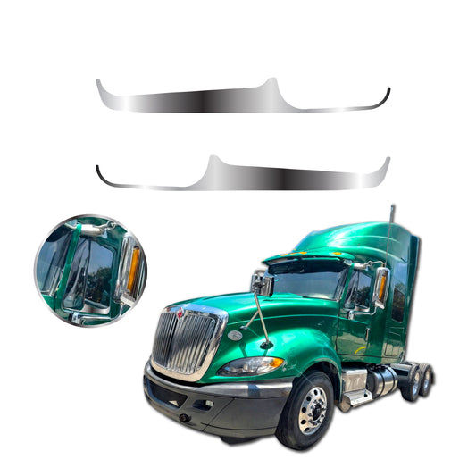 Par De Adorno Para Puerta International Prostar Acero Inox Cromado