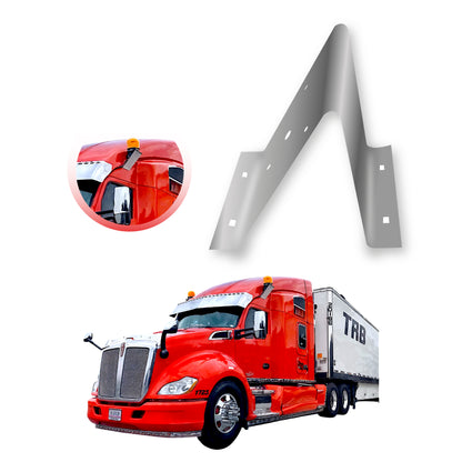 Base Para Torreta Emergencia Chica 24.5cm X 16cm Cromado