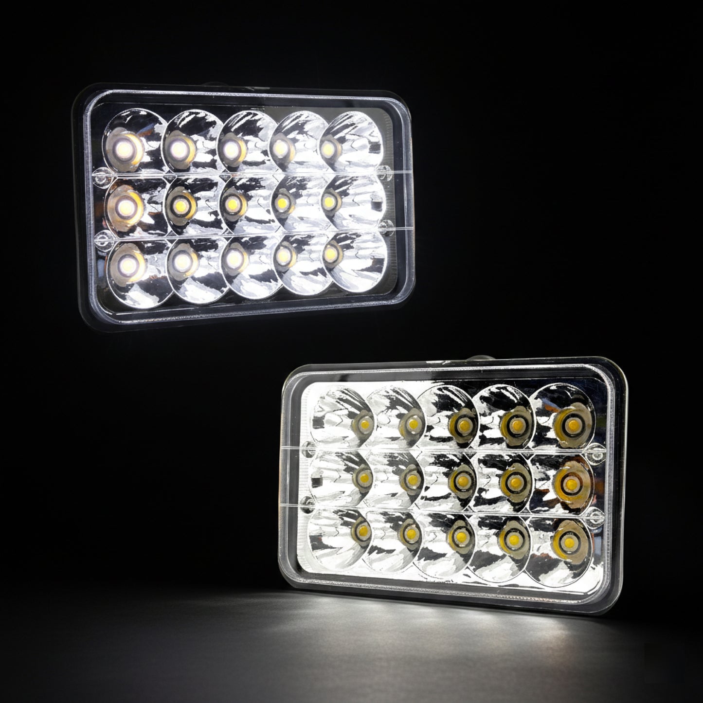 Par Faros 15 Led 4x6 Rectangular Unidad Ch Kenworth T800 Fl