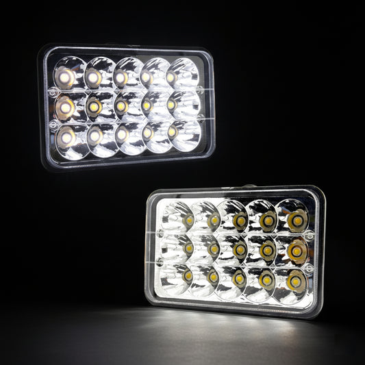 Par Faros 15 Led 4x6 Rectangular Unidad Ch Kenworth T800 Fl