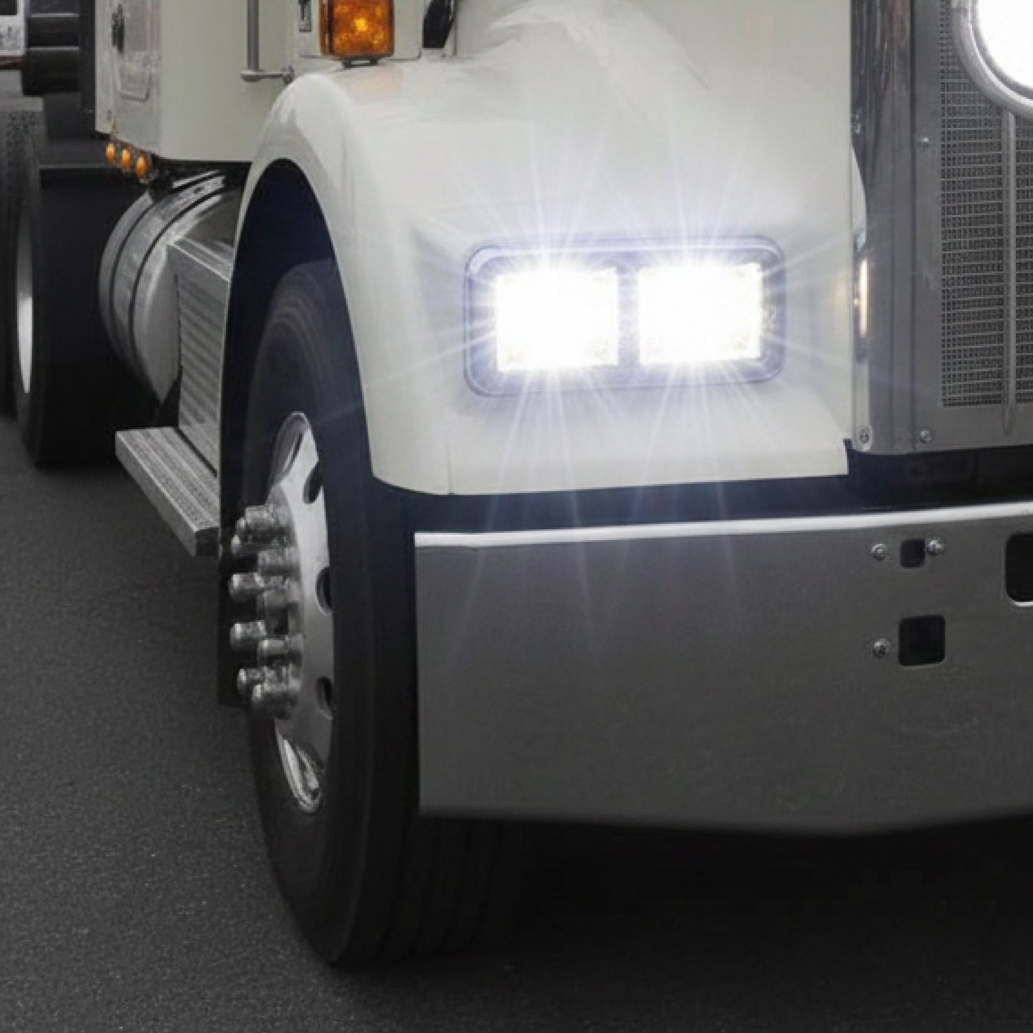 Par Faros 15 Led 4x6 Rectangular Unidad Ch Kenworth T800 Fl