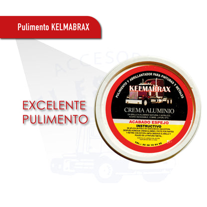 Pulimento Para Aluminio Kelmabrax Acabado Espejo