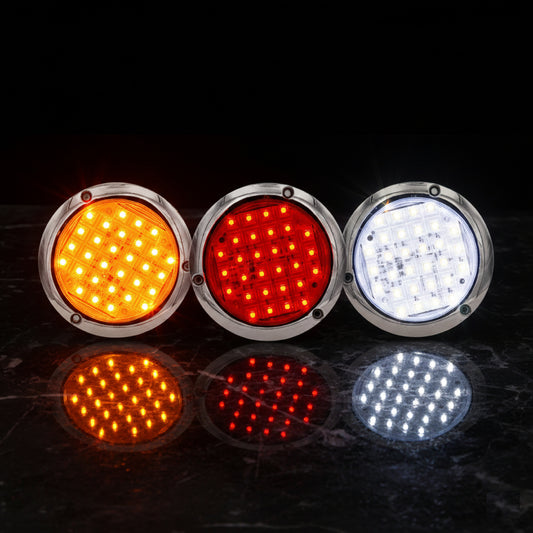 Plafon 4 Pulgadas 34 Leds Remachar Plano Para Cajas 3 F