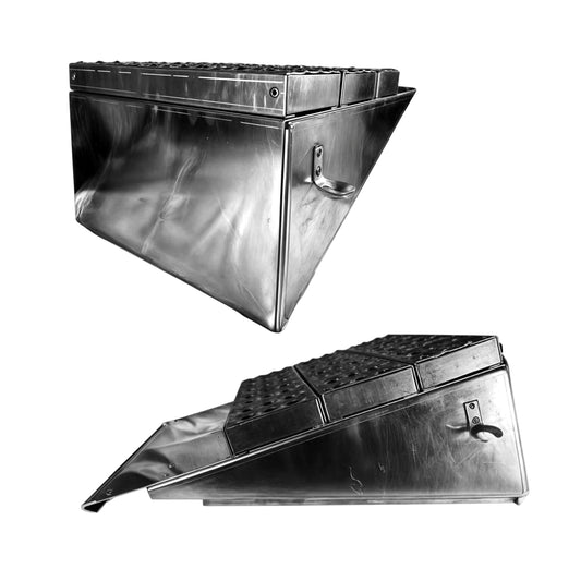 Tapa Caja Bateria Freightliner Fld 120 Acero Inoxidable