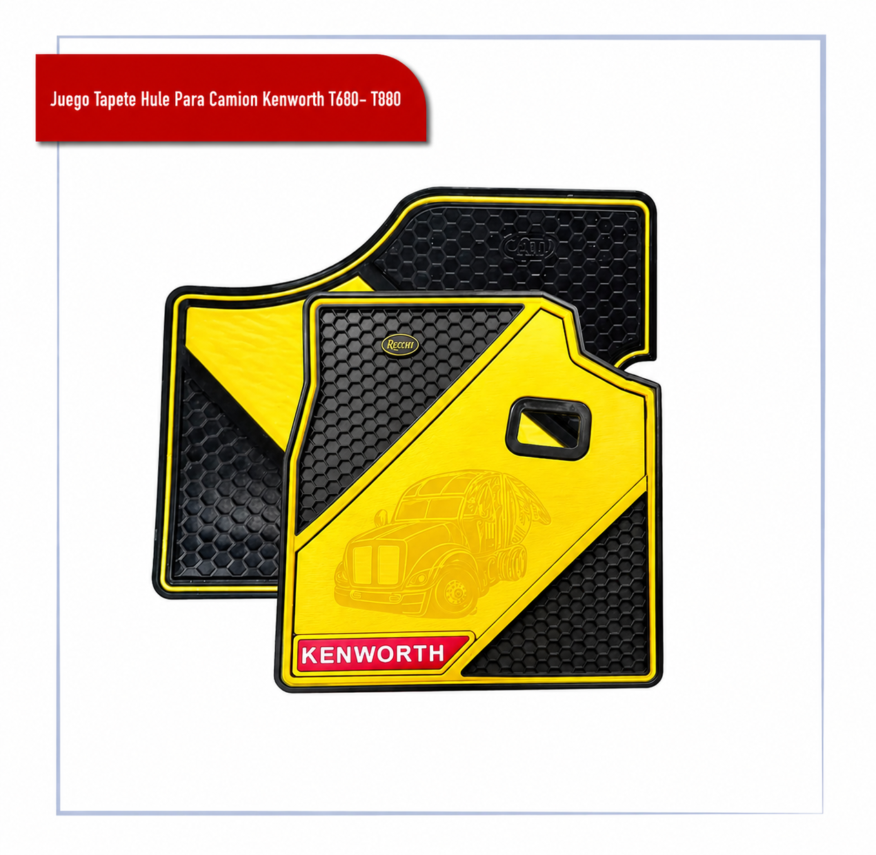 Juego Tapete Hule Para Camion Kenworth T680- T880