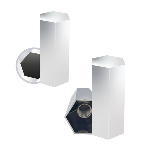 Capuchon Hexagonal Alto Cromado Para Tuerca Unemon