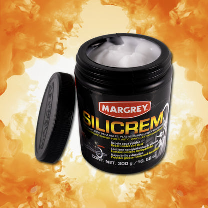 Abrillantador Para Llantas Y Plásticos Silicrem Blanco de 300 gr