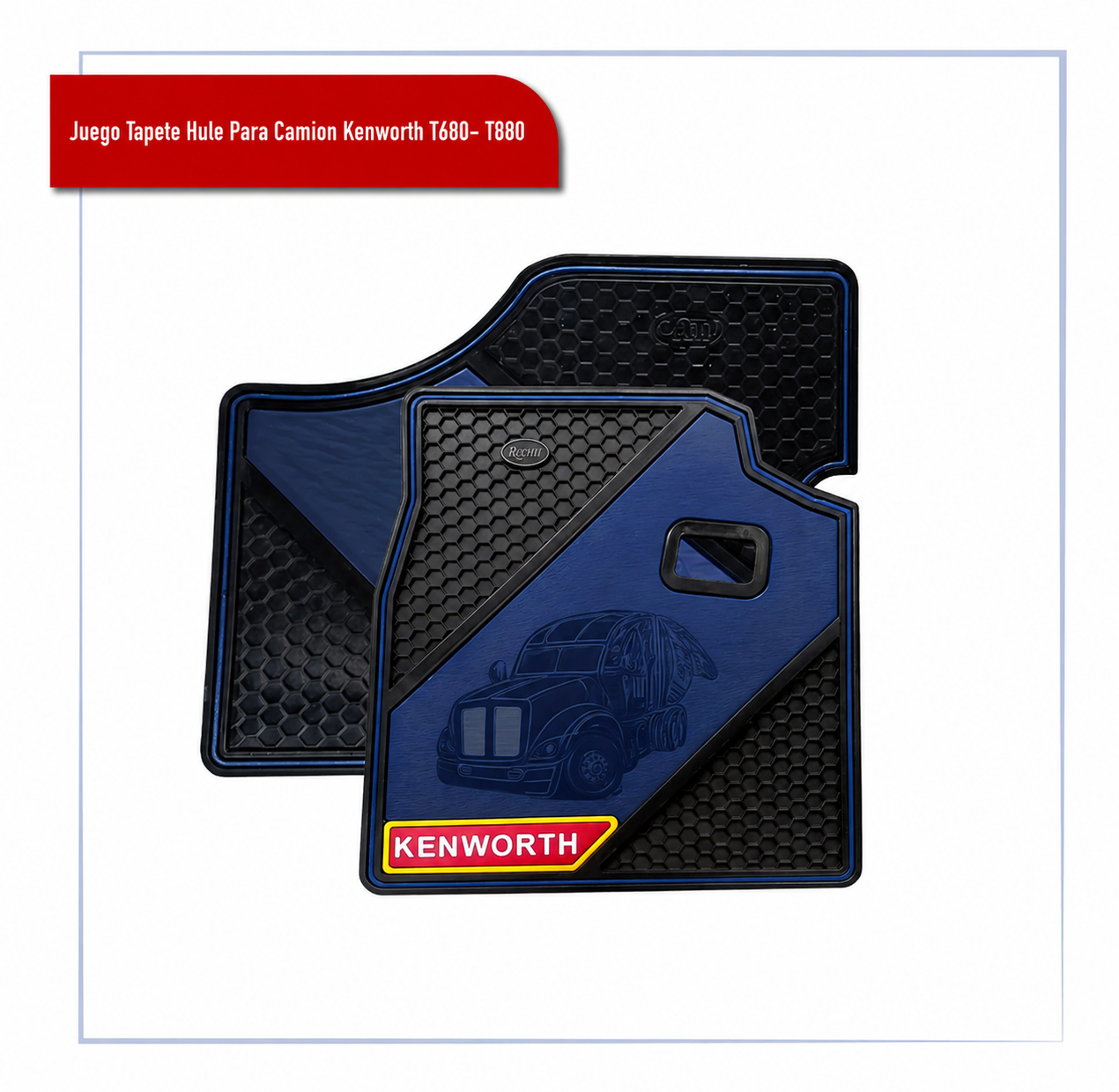 Juego Tapete Hule Para Camion Kenworth T680- T880