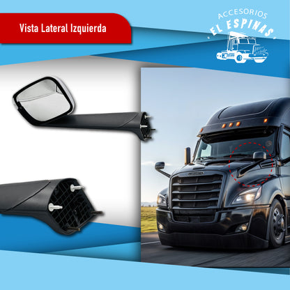 Espejo para Cofre Freightliner Cascadia +2018 Concha Cromada