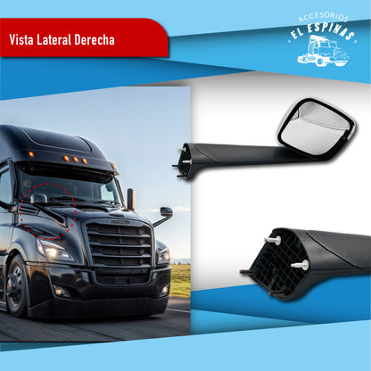 Espejo para Cofre Freightliner Cascadia +2018 Concha Cromada